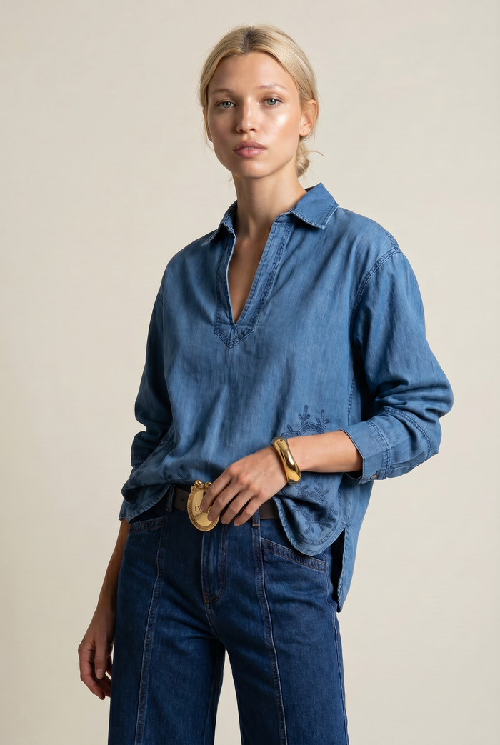 TINA DENIM SHIRT