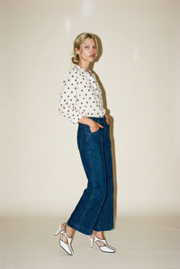JANE POLKA COTTON SHIRT