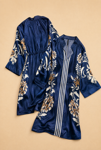 Allegra Silky Francine Navy Midi
