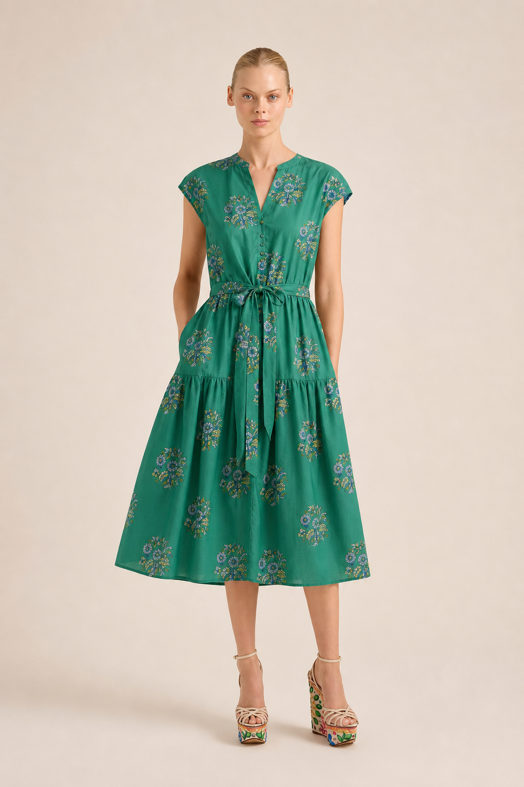 DAISY BOO MIDI WREATH MINT