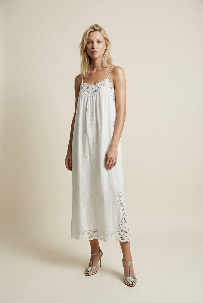 SAMPLE 1389 LIDO LONG WHITE LINEN