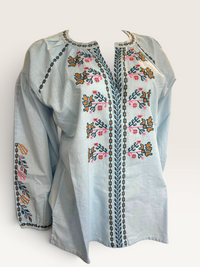 TWENTY COTTON DAKOTA BLUE SHIRT