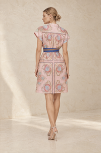 KATE CAP MIDI NEPTUNE PINK DRESS