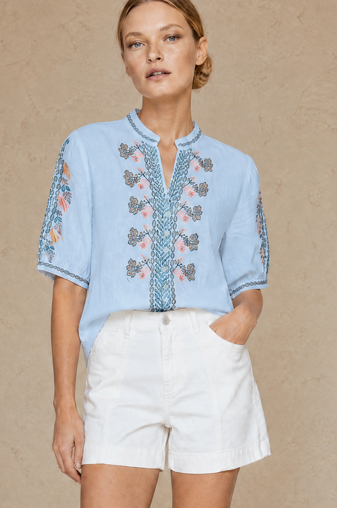 KING COTTON DAKOTA SHIRT DAK-BLUE