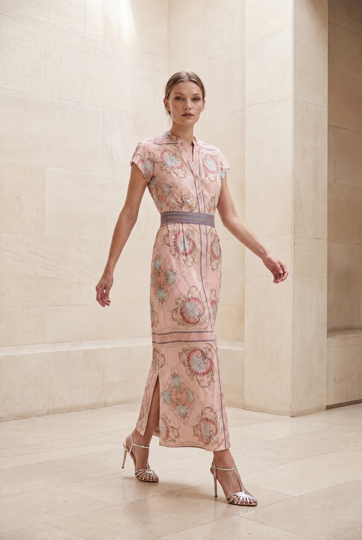 KATE CAP MAXI NEPTUNE PINK DRESS