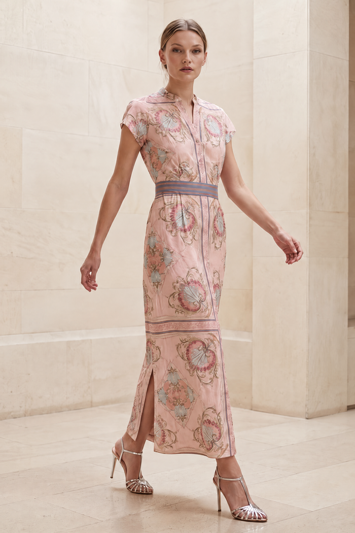 KATE CAP MAXI NEPTUNE PINK DRESS