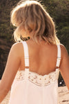 LIDO LINEN AND LACE TOP