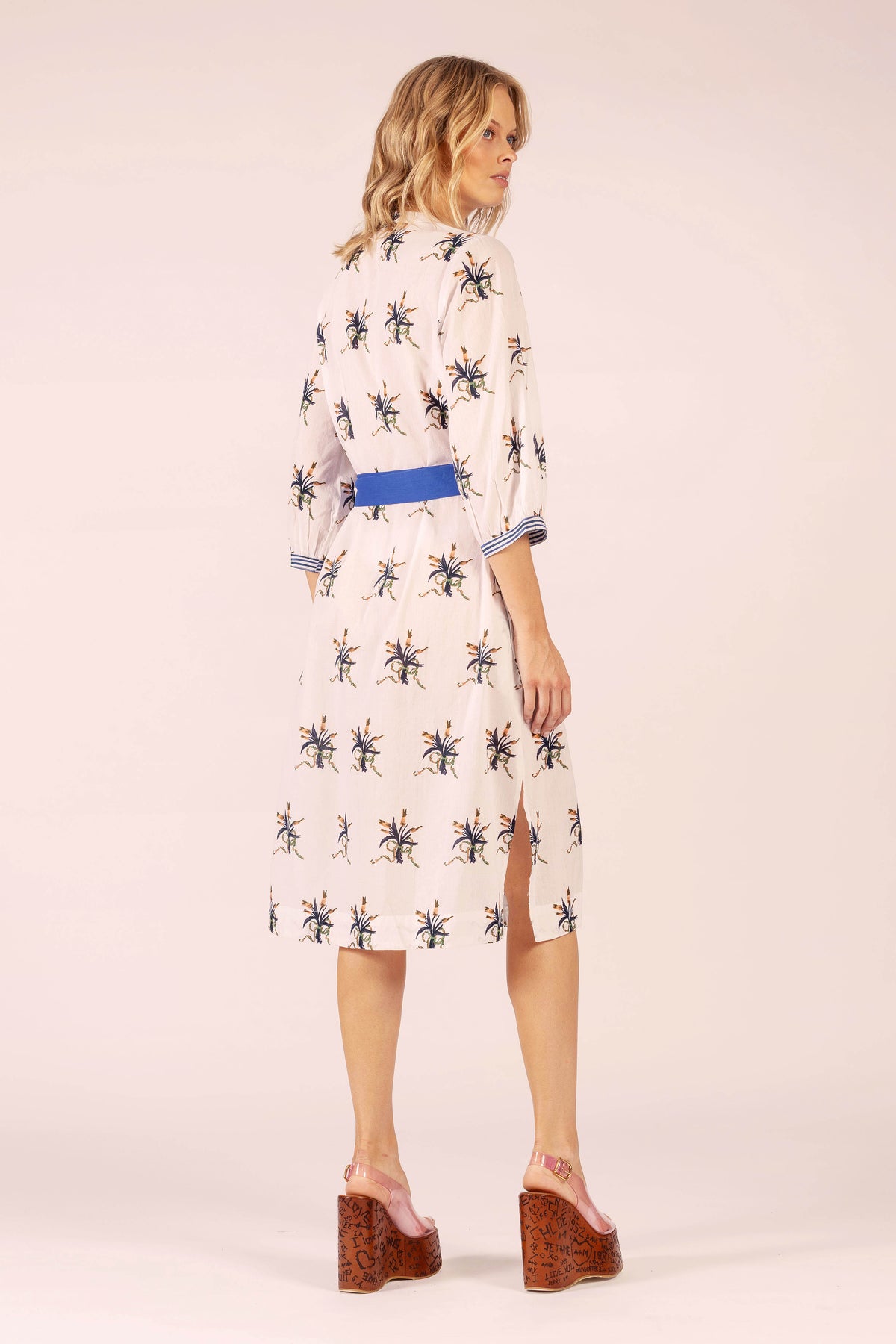 CIRQUE LINEN SPRAY MIDI