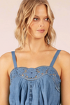 LIDO LINEN AND LACE TOP (MORE COLOURS)