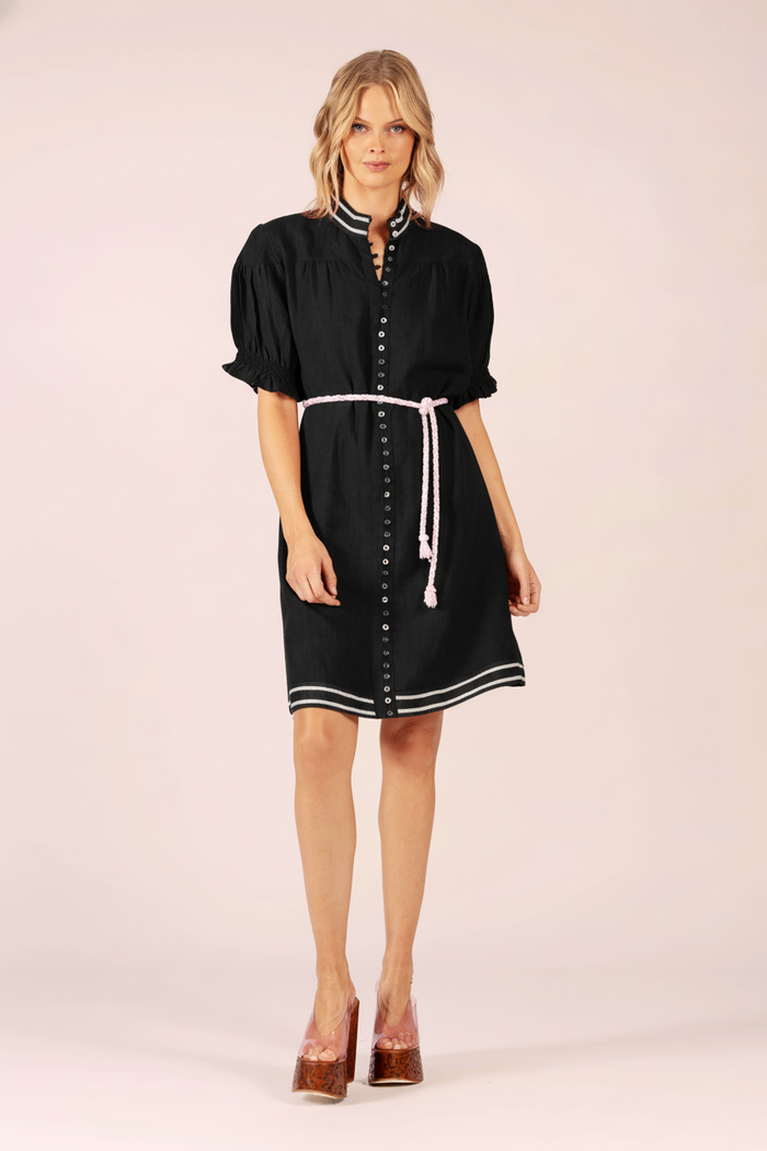 JULY LINEN BLACK MINI - PRE-ORDER