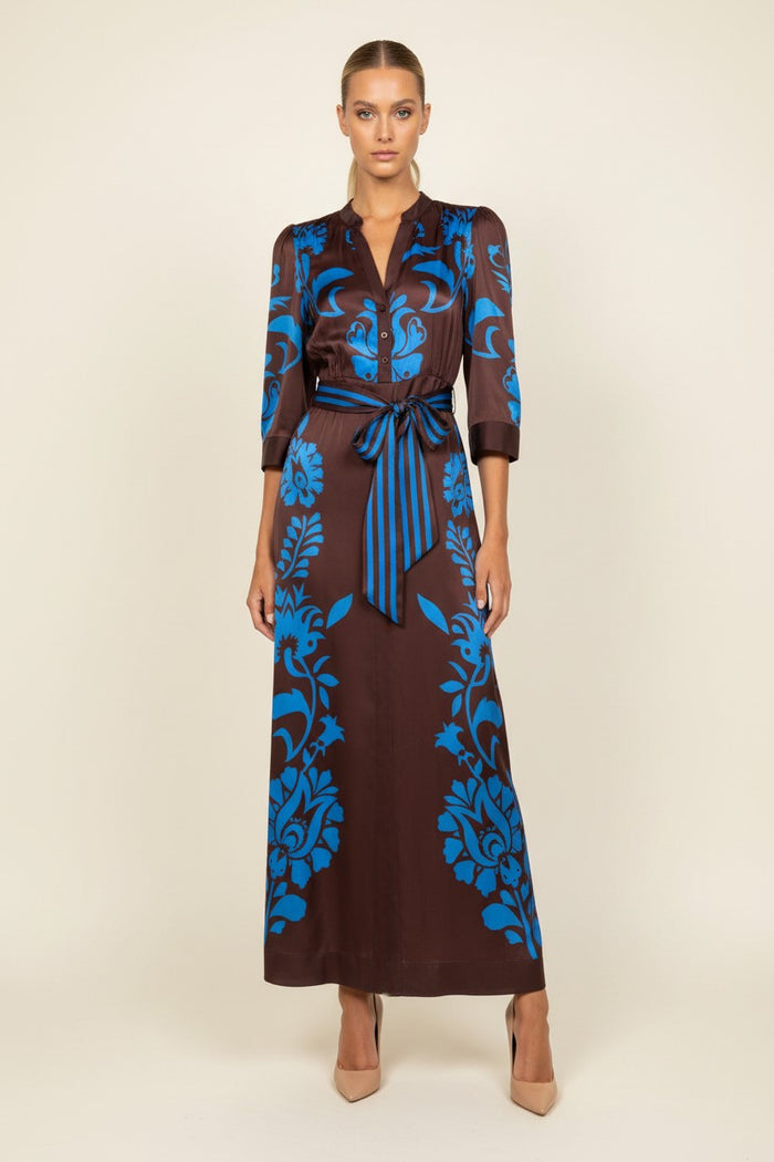 SAMPLE 1350 MARY SATIN MAXI