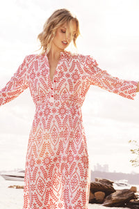 MARY COTTON LACE MAXI