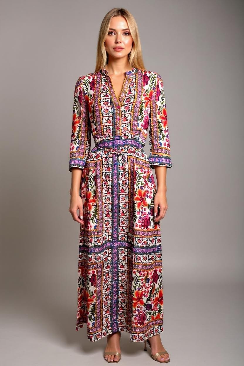 MARY SILK LONG DRESS (MORE COLOURS)