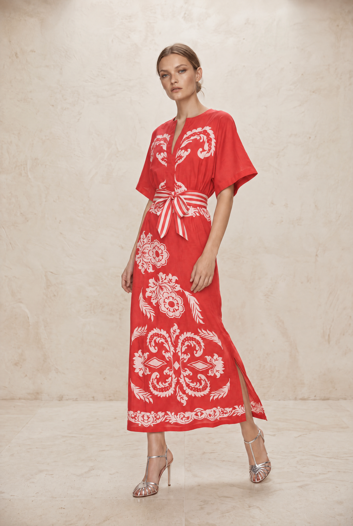 NORMAN JEWEL COTTON MAXI
