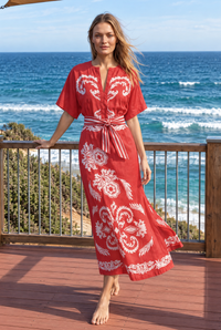 NORMAN JEWEL COTTON MAXI