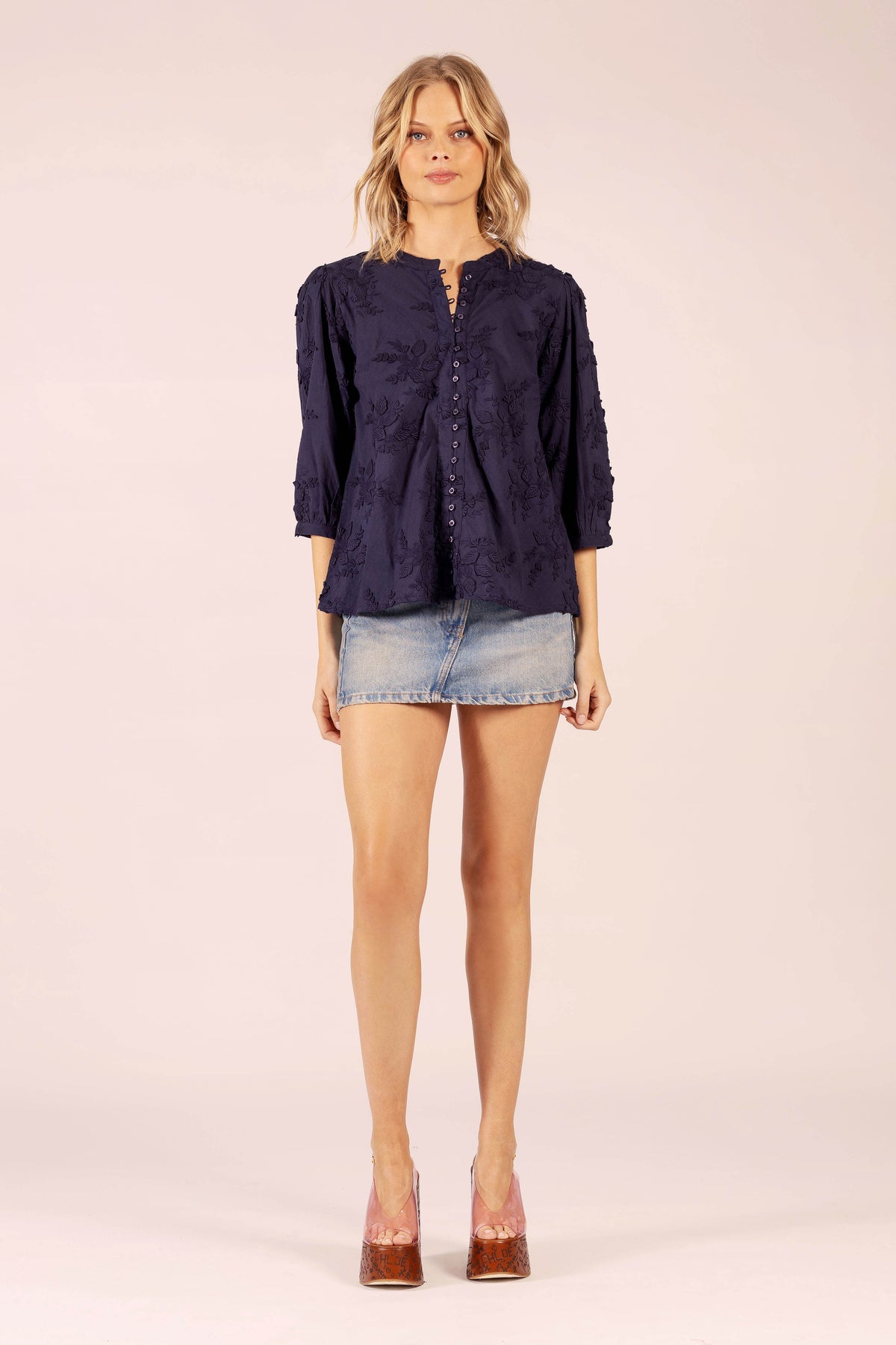 SCARLETT COTTON ORIENT SHIRT