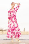SAMPLE 1221 SCARLETT SILK MAXI