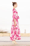 SAMPLE 1221 SCARLETT SILK MAXI
