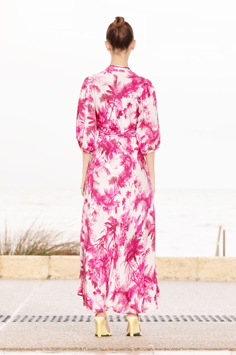 SAMPLE 1221 SCARLETT SILK MAXI