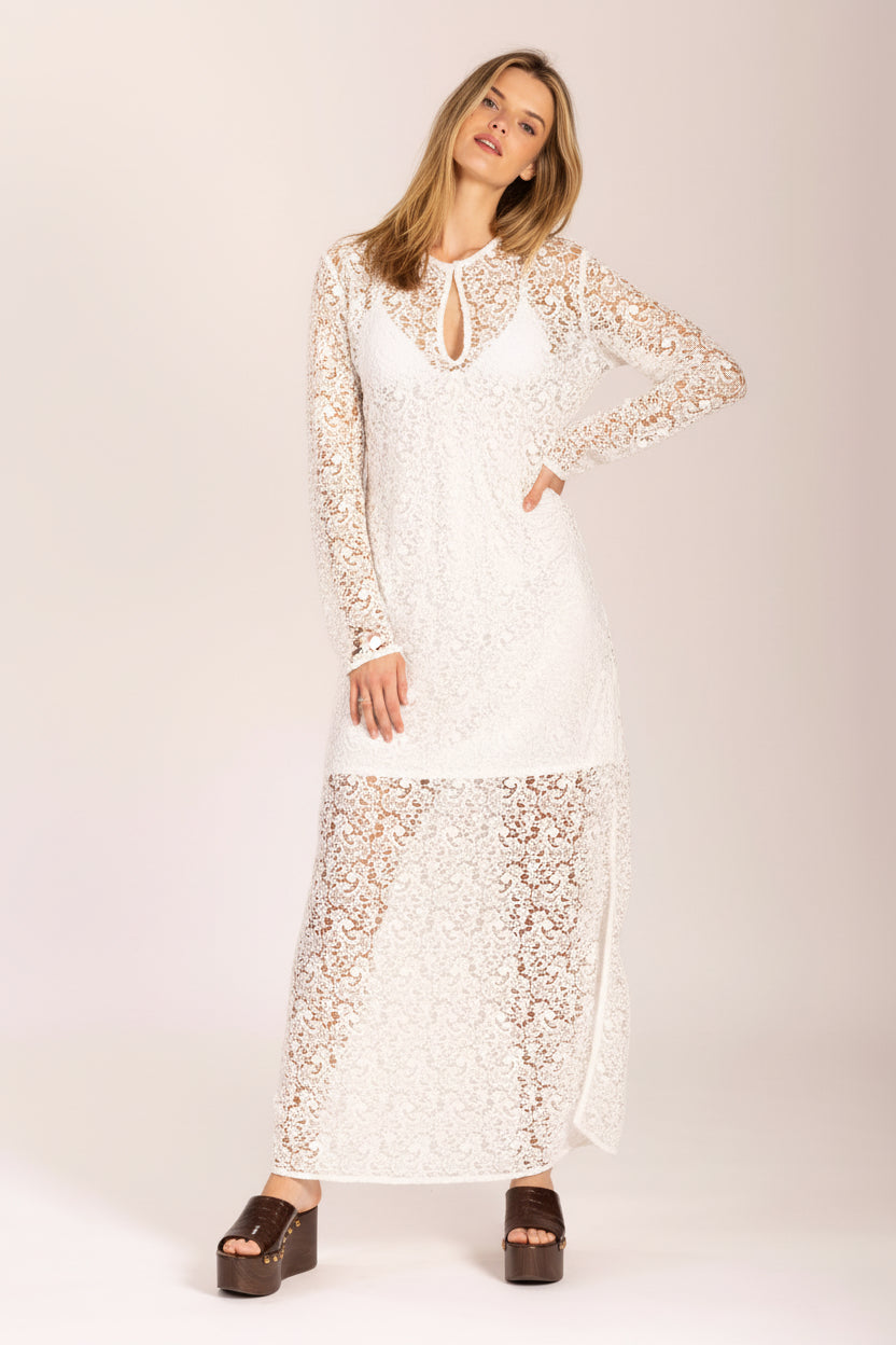 SIXTY LACE MAXI