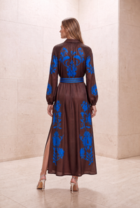 STEVIE FALL SILKY FRAN-CHOC BLUE