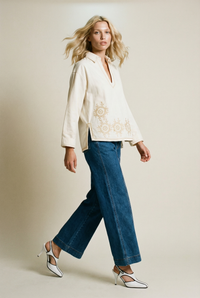 TINA DENIM ECRU SHIRT