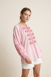 TWENTY COTTON DAKOTA PINK SHIRT