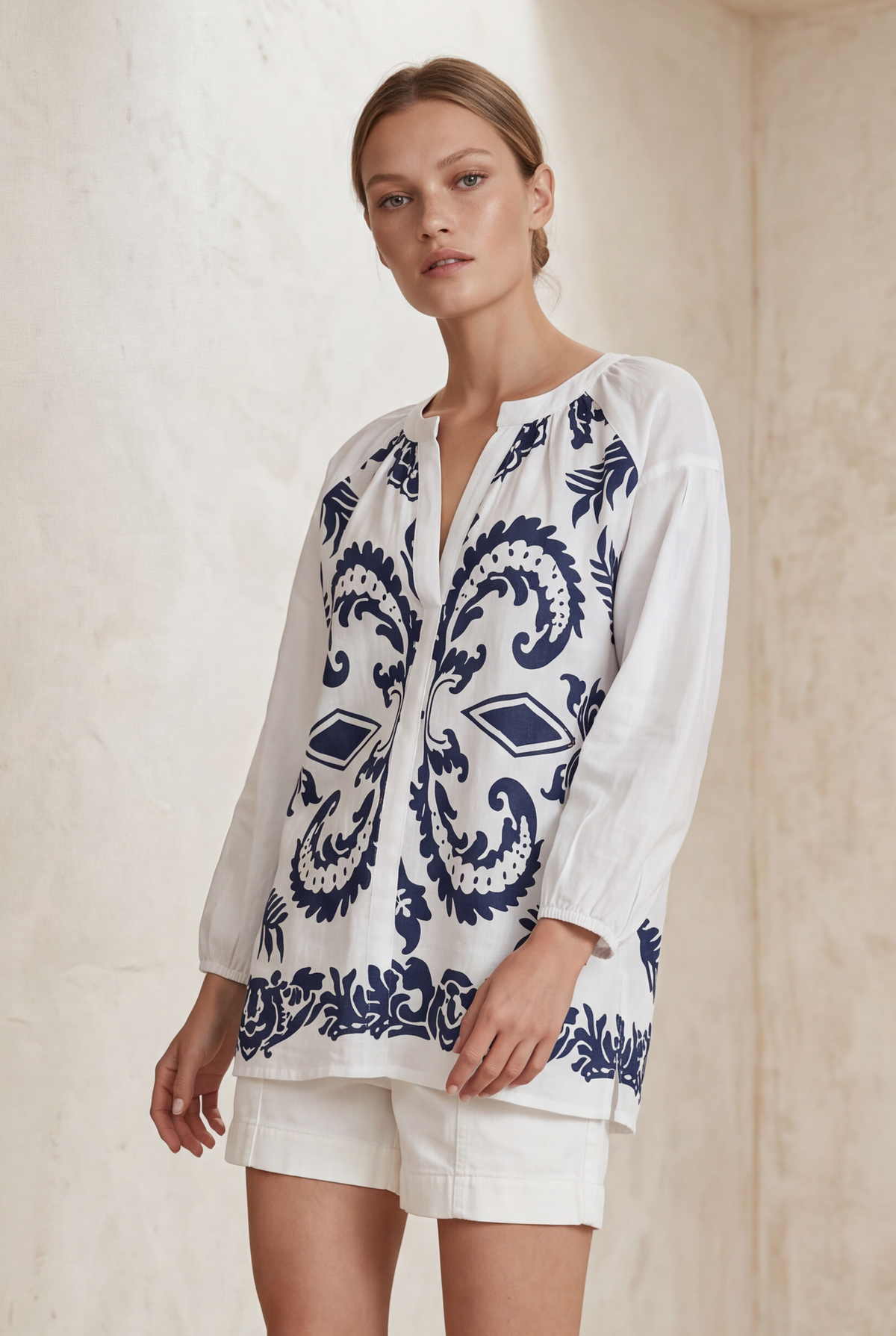 TWENTY COTTON JEWEL SHIRT