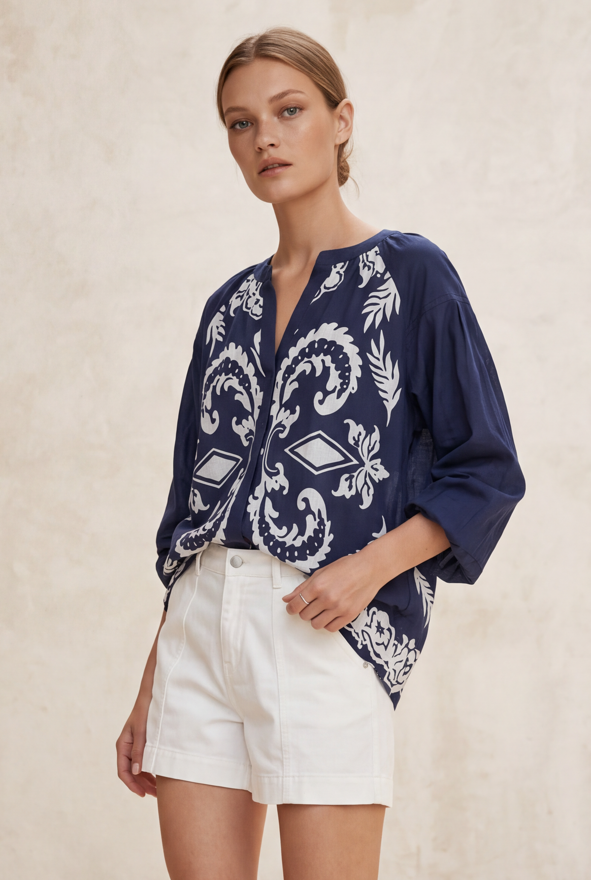 TWENTY COTTON JEWEL SHIRT