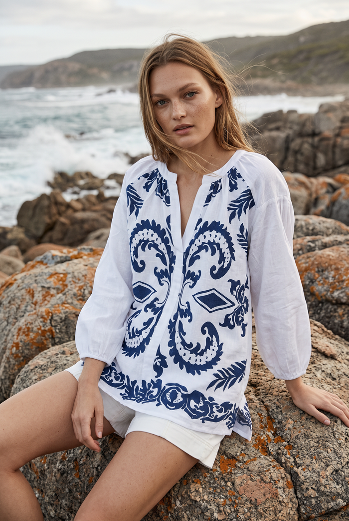 TWENTY COTTON JEWEL SHIRT