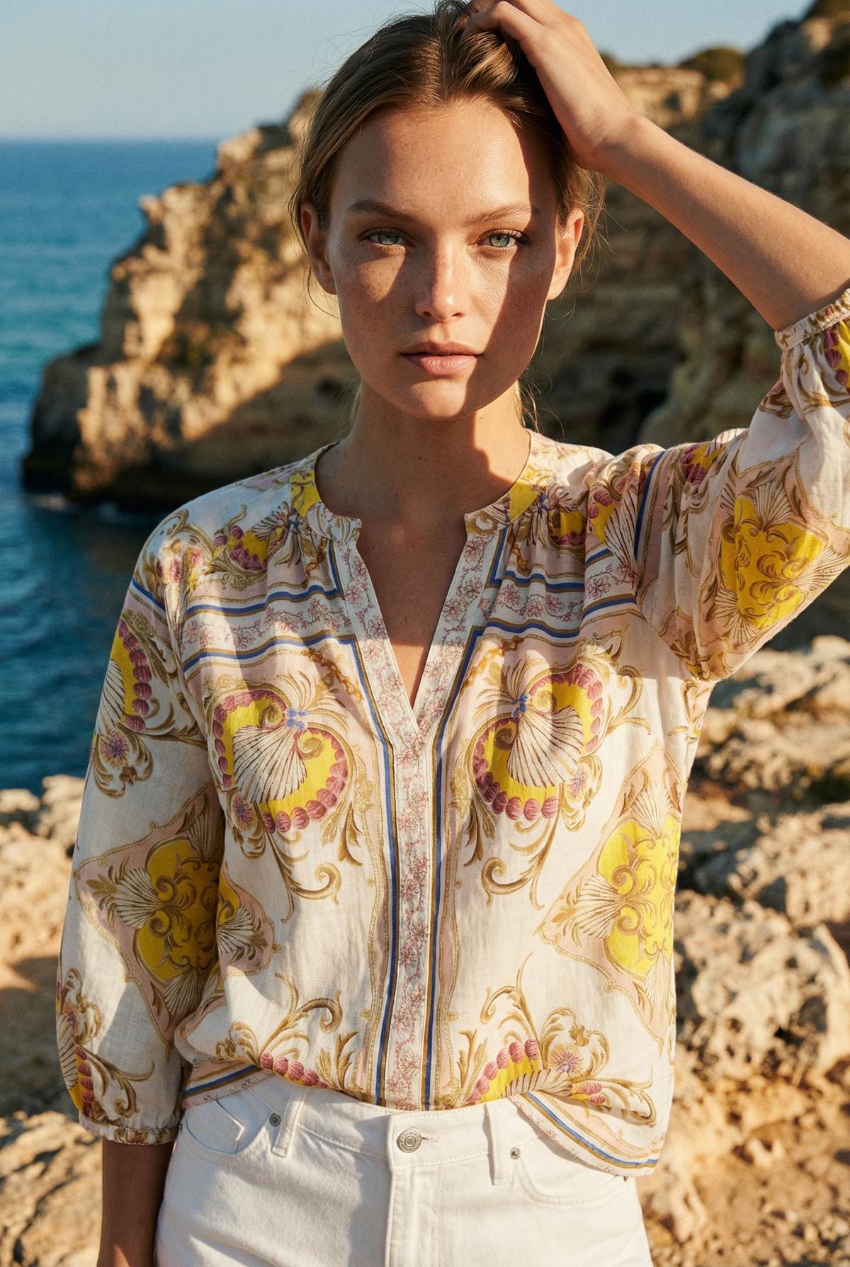 TWENTY COTTON NEPTUNE WHITE SHIRT