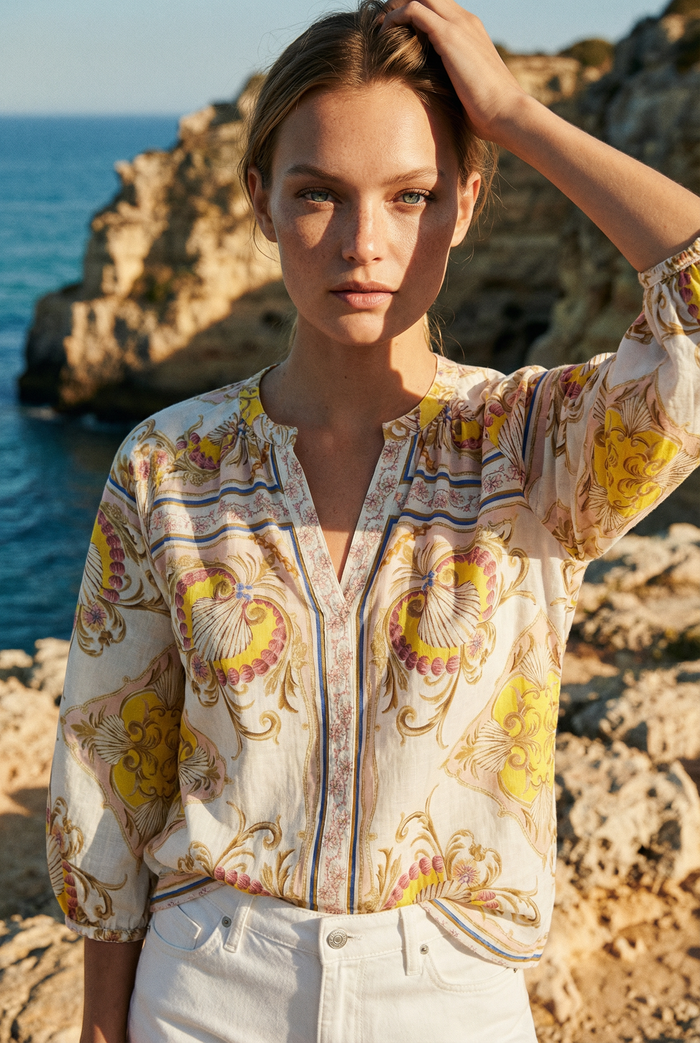 TWENTY COTTON NEPTUNE WHITE SHIRT
