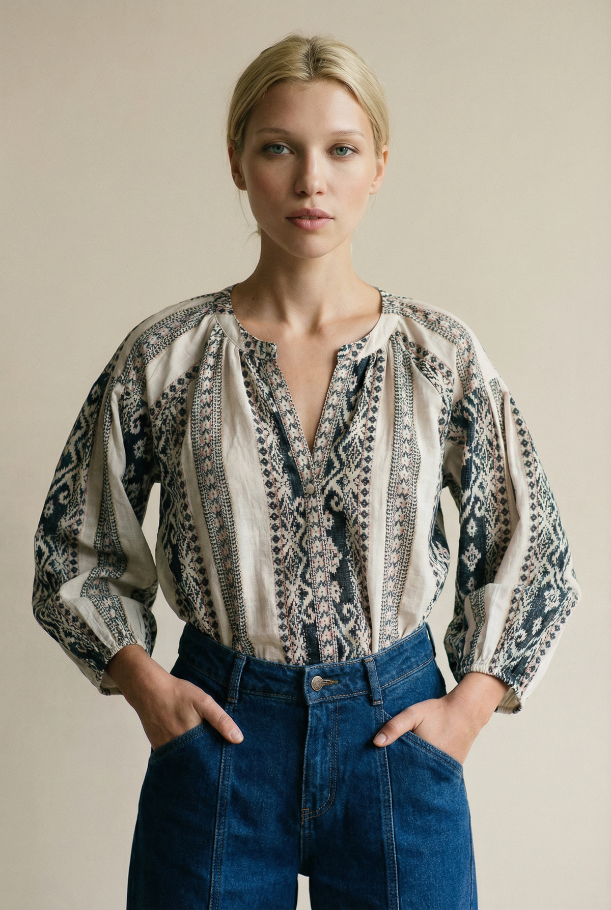 TWENTY COTTON FIFTEEN STRIPE SHIRT