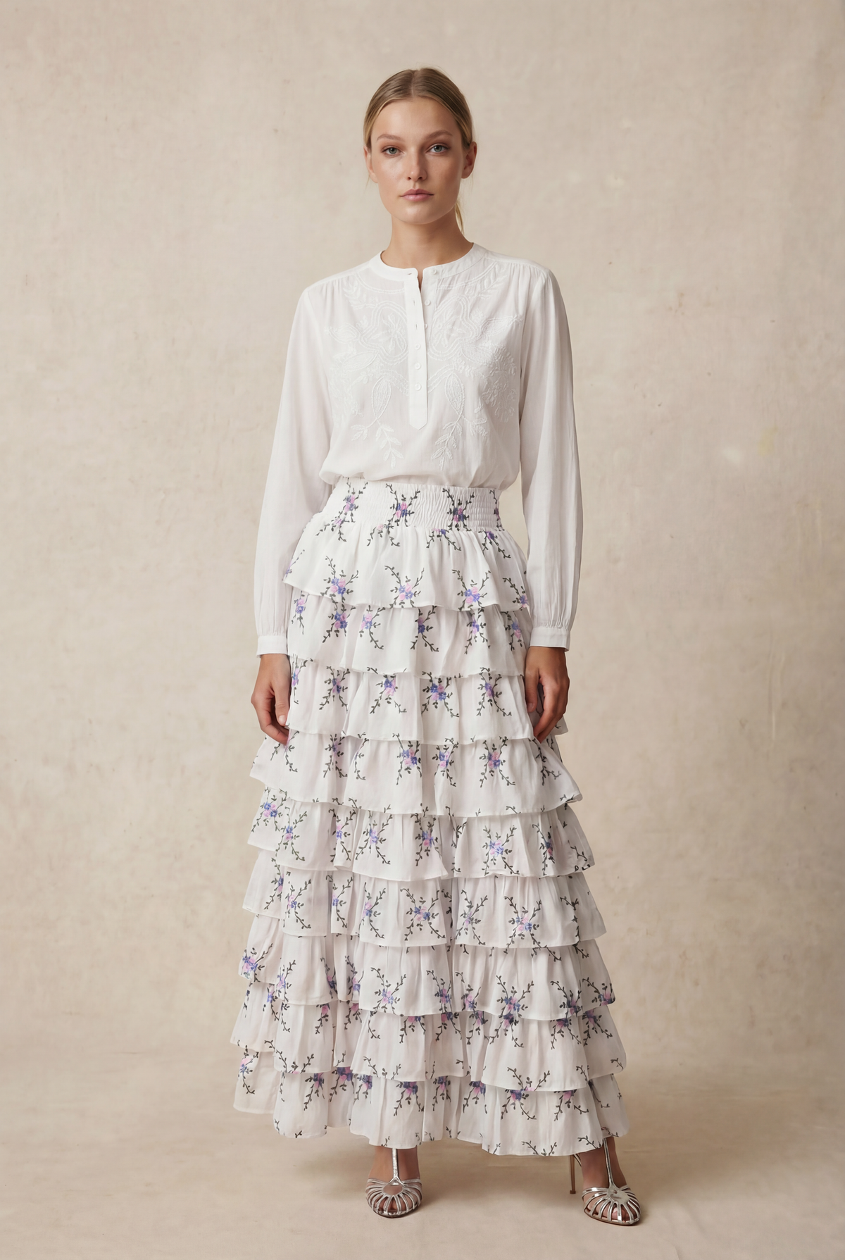 VALENTINA DAISY CHAIN SKIRT