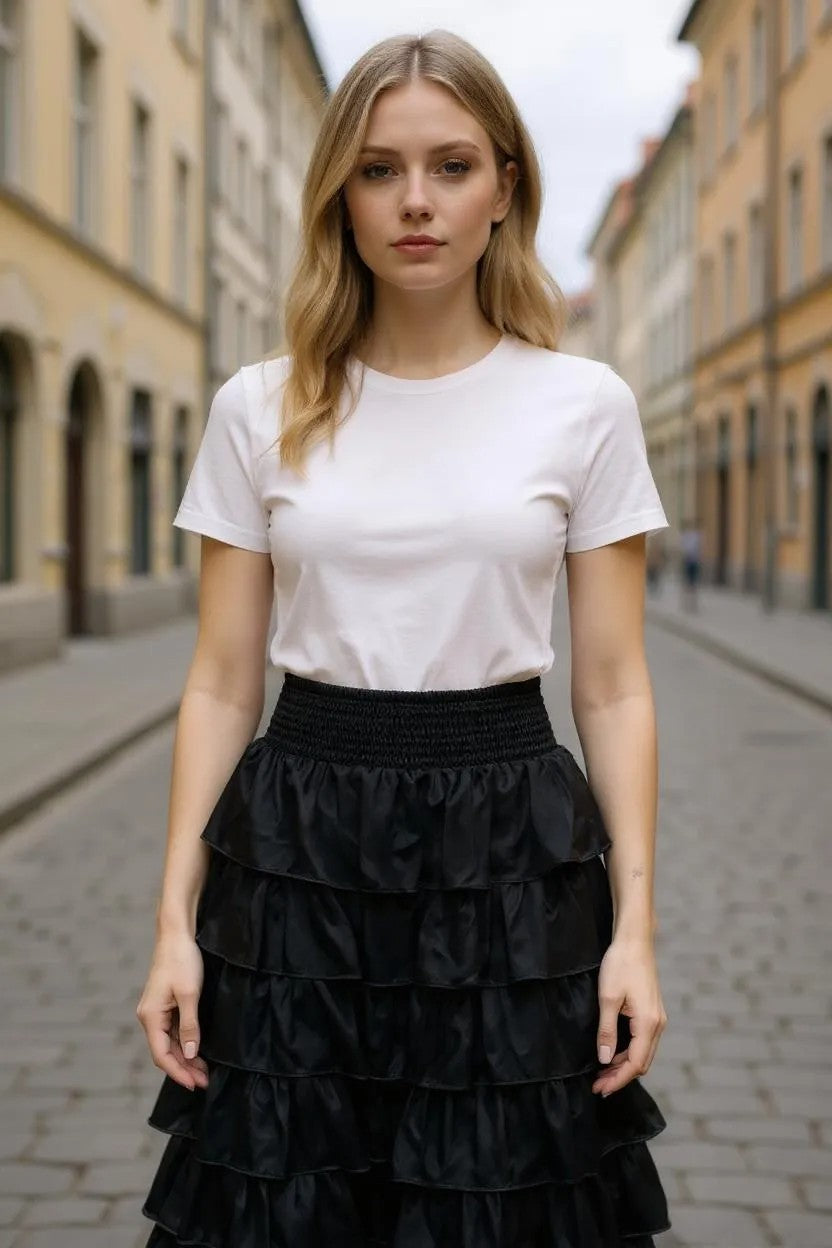 VALENTINA SILK SKIRT