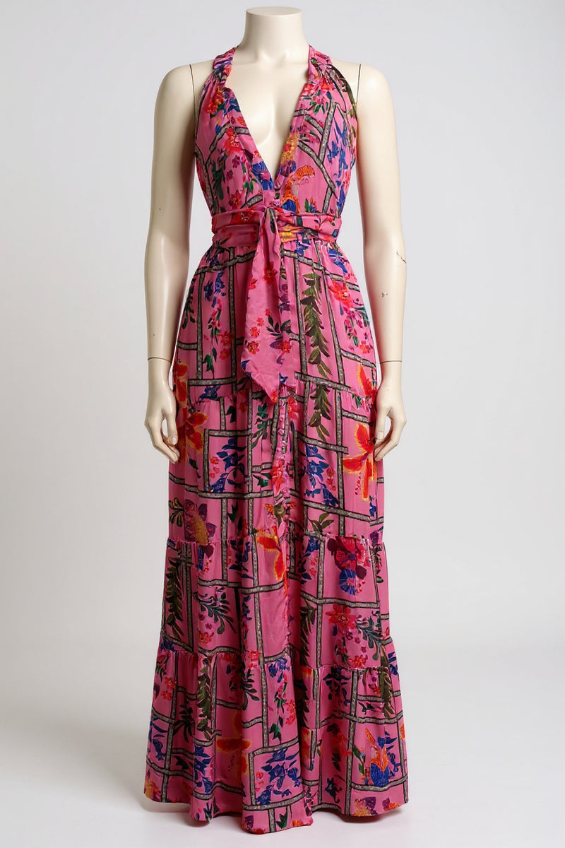 SAMPLE 1291 JEWEL SILK MAXI