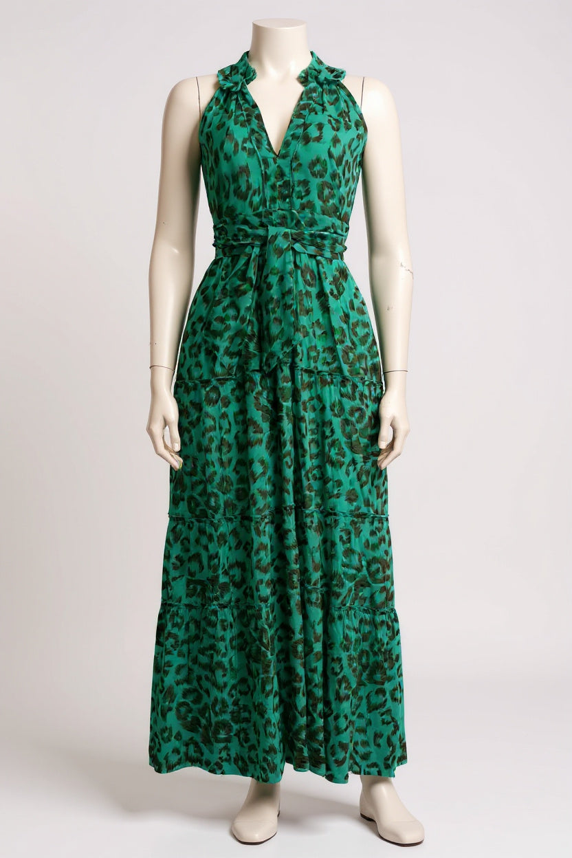 SAMPLE 1264 COTTON SAPPHIRE DRESS