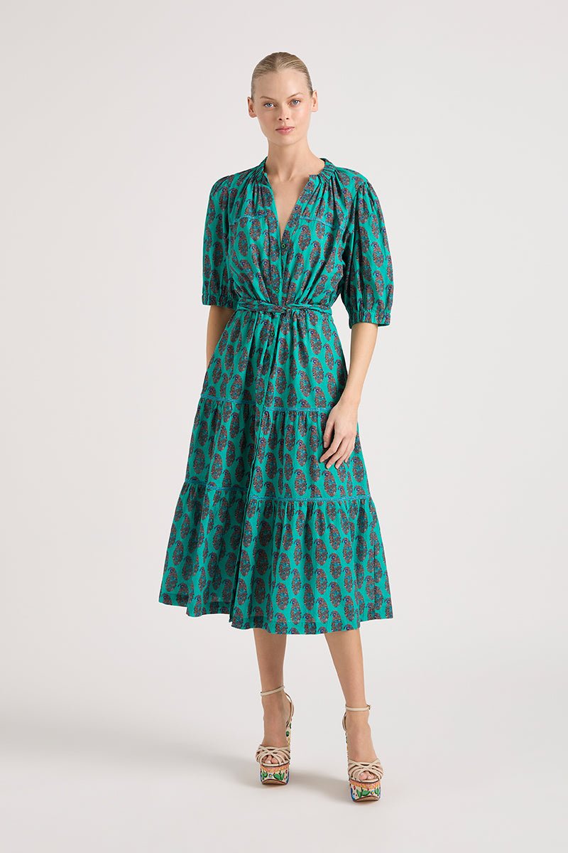 AUSTEN SEAL EMERALD MIDI