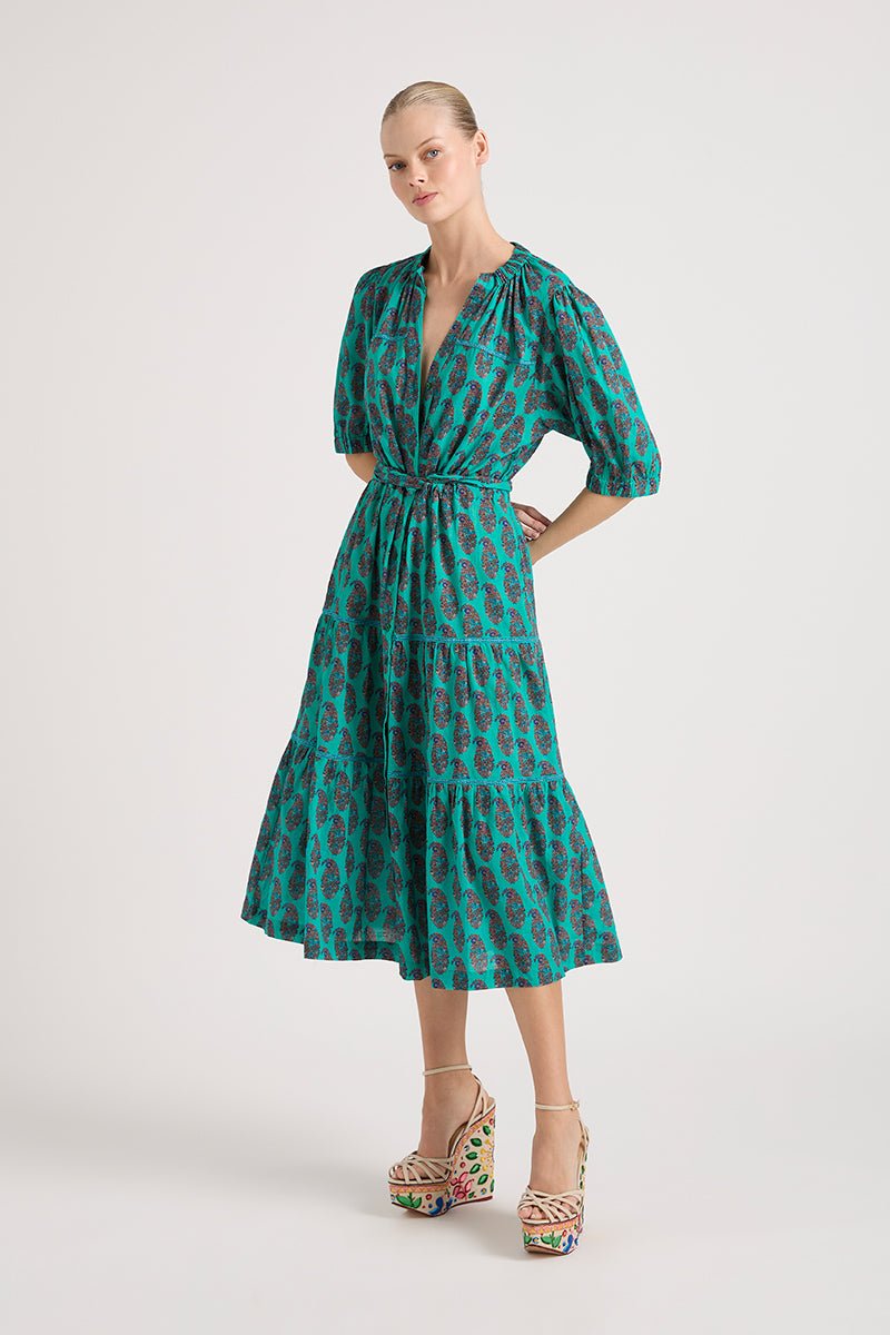 AUSTEN SEAL EMERALD MIDI