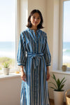 CIRQUE STRIPE MAXI DRESS