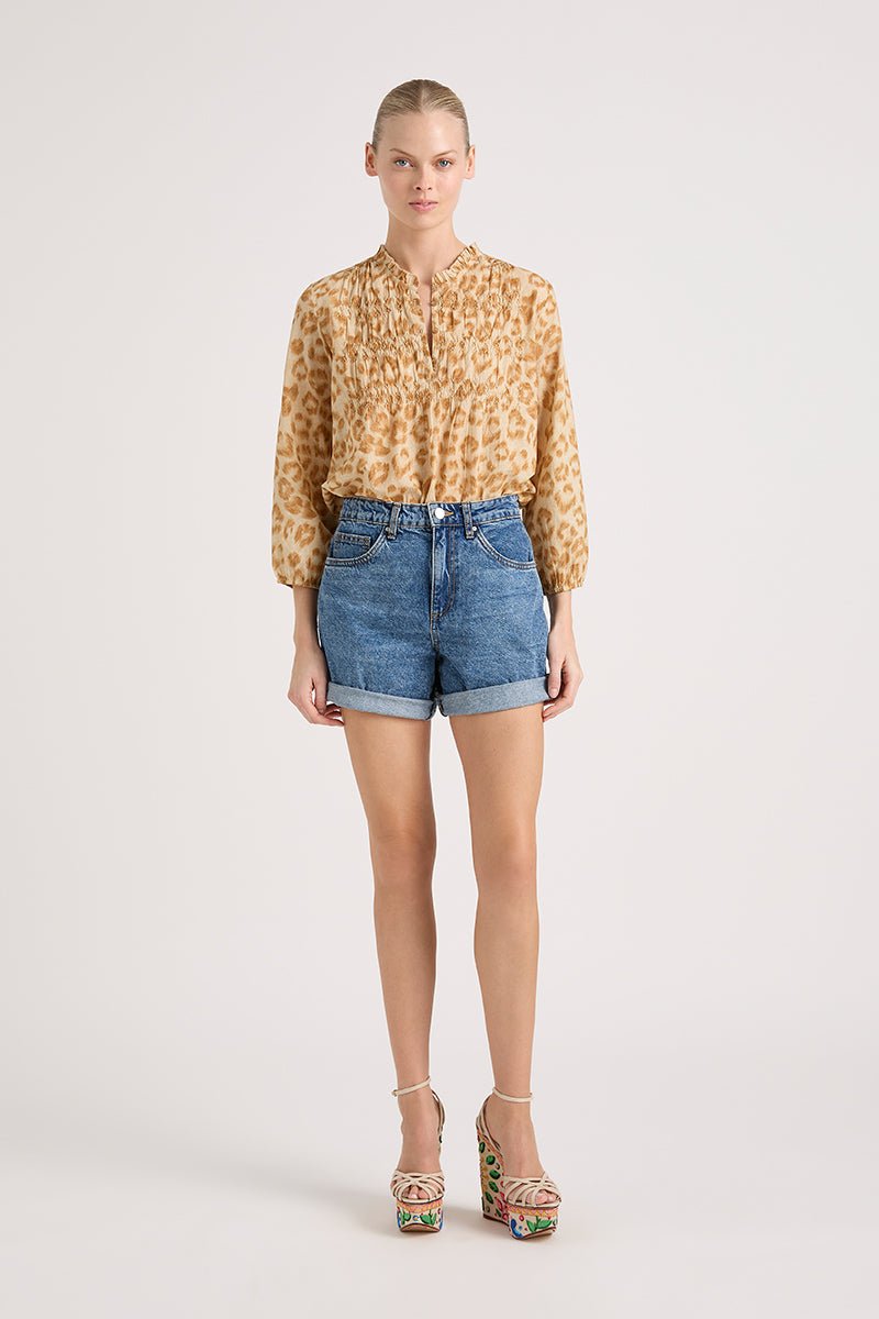 CHARLIE LEOPARD SHIRT