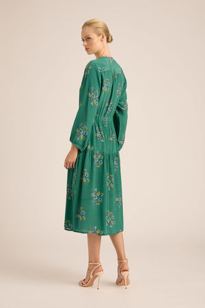DAISY BOO FALL CUPRO MIDI DRESS