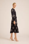 DAISY BOO FALL SILKY WREATH MIDI