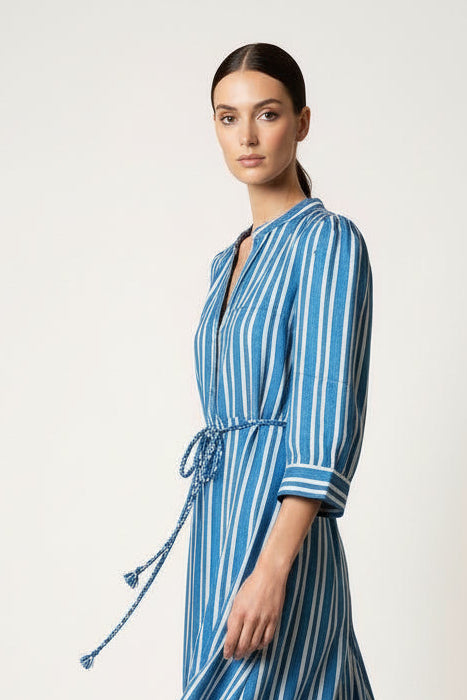 MARY COTTON STRIPE MAXI