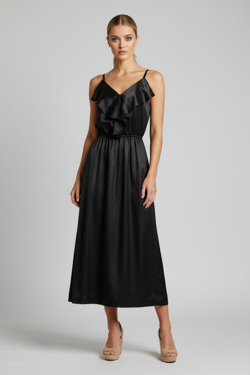 SAMPLE FLEUR SILK DRESS