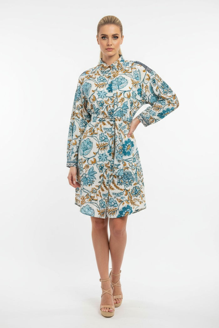 TOTTIE MIDI SHIRTDRESS