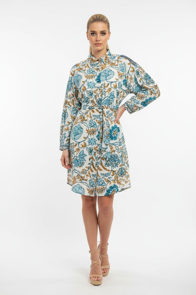 TOTTIE MIDI SHIRTDRESS