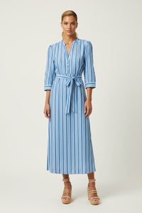MARY COTTON STRIPE MAXI