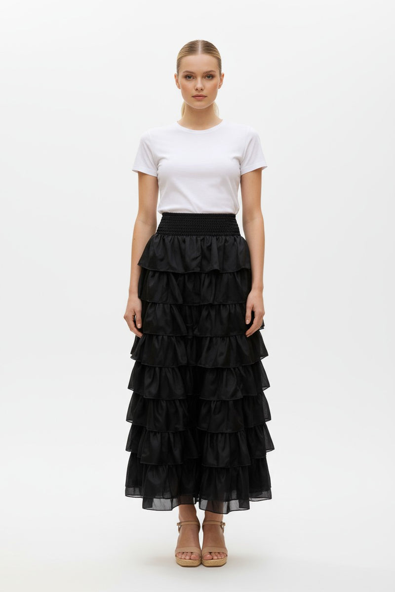 VALENTINA SILK SKIRT