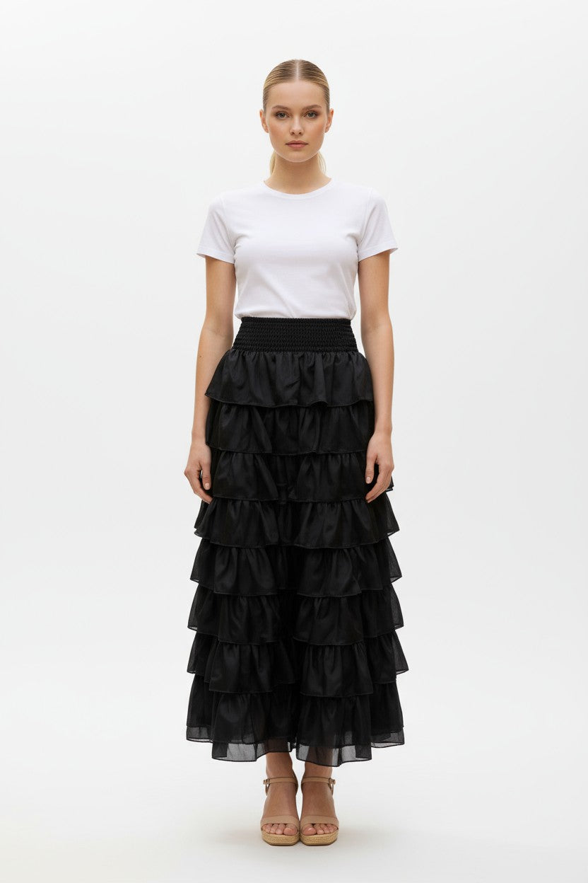 VALENTINA SILK SKIRT
